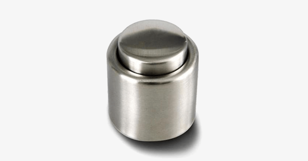 Norvo | Rustfritt Stål Vakuum Vinforsegler – Forsegle vinen din og bevar den lenger!