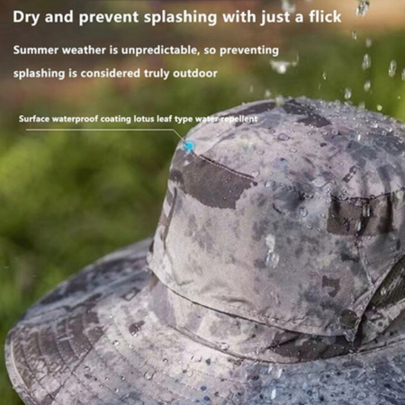 Norvo | Ultimat utendørs solhatt med oppladbar LED og bred brem