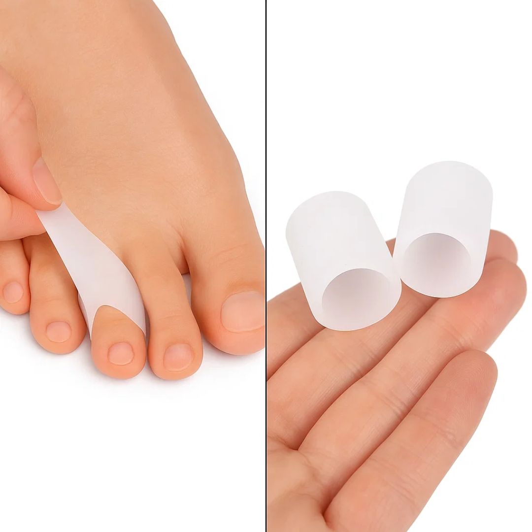 Anti-friksjonslindring – Fleksibel klar silikon – Usynlig daglig komfort for beskyttelse mot liktorn og blemmer Norvo