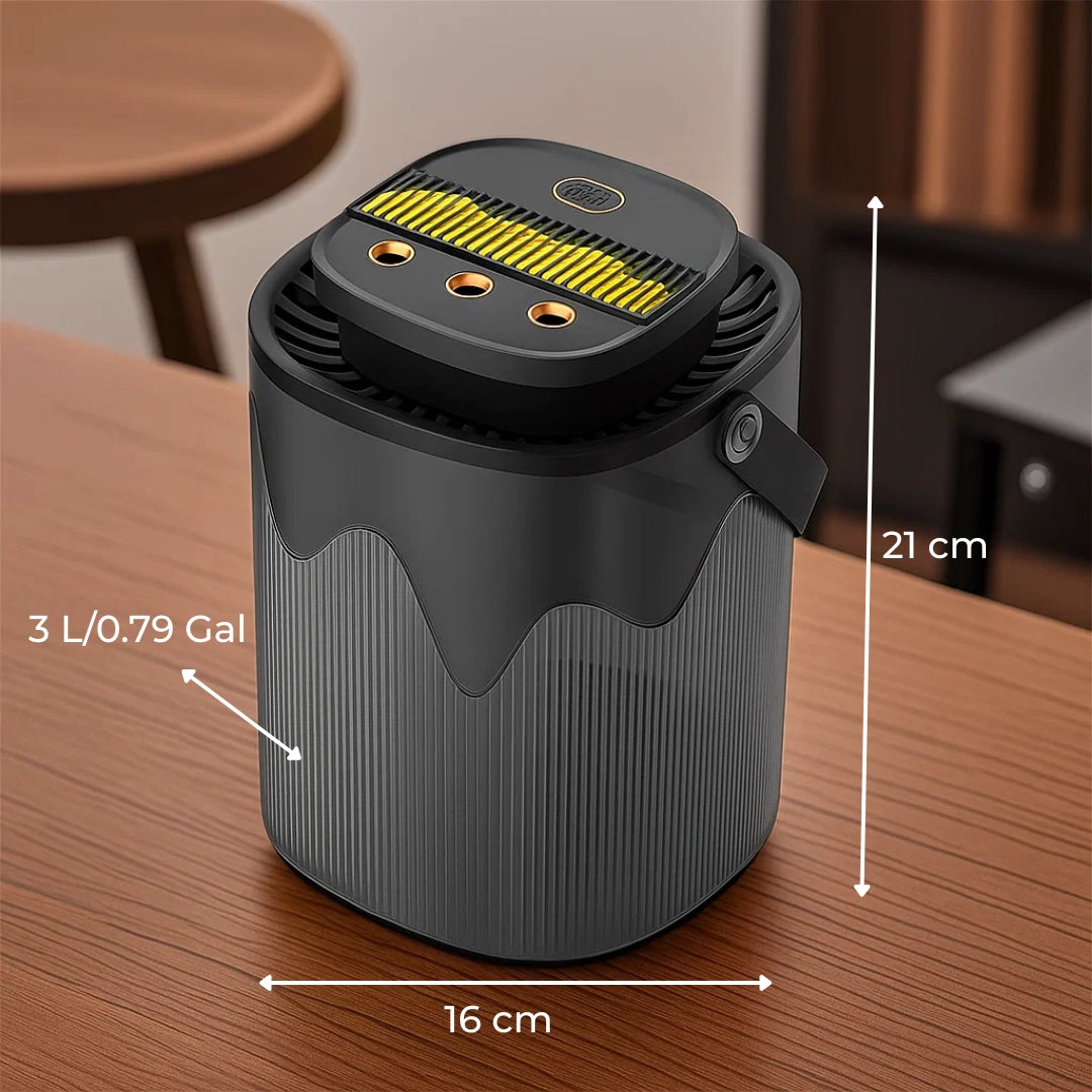 Essensiell Olje Aroma – Stille 3 L Tank – Linder Tørr Luft, Beroliger Huden & Forbedrer Søvnkvaliteten Norvo