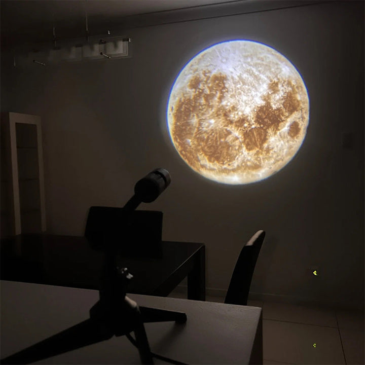 Moon Earth Projection LED Lampe | Norvo