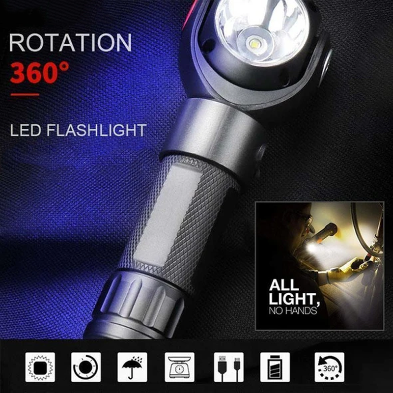 Norvo | USB Roterende LED Arbeidslys