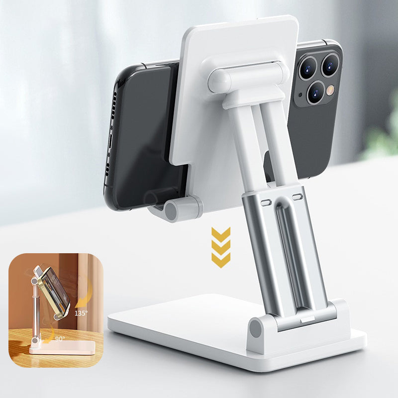 Norvo | Justerbar Ergonomisk Sammenleggbar Tablet/Telefon Stativ