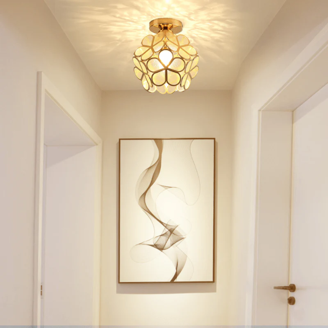 Norvo | Luksus Glass Blomst Taklampe