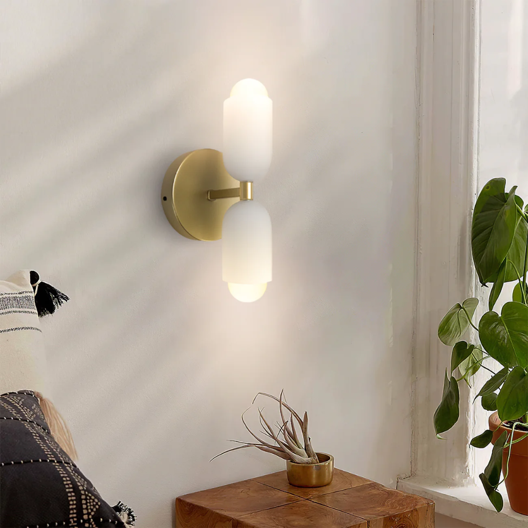 Norvo | Moderne Vegglampe med Dobbel Hode
