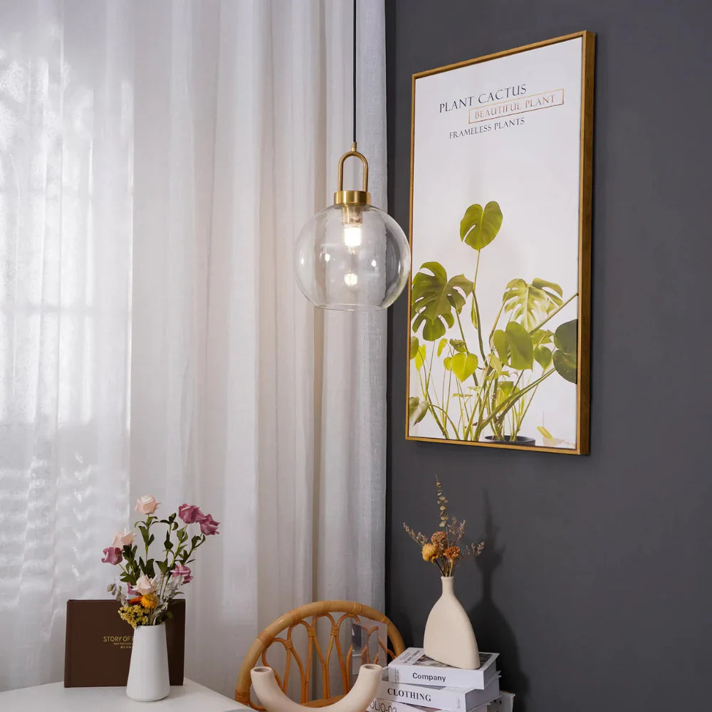 Norvo | Moderne Atmosfærisk Glass Pendellampe for Spisestue og Kjøkken