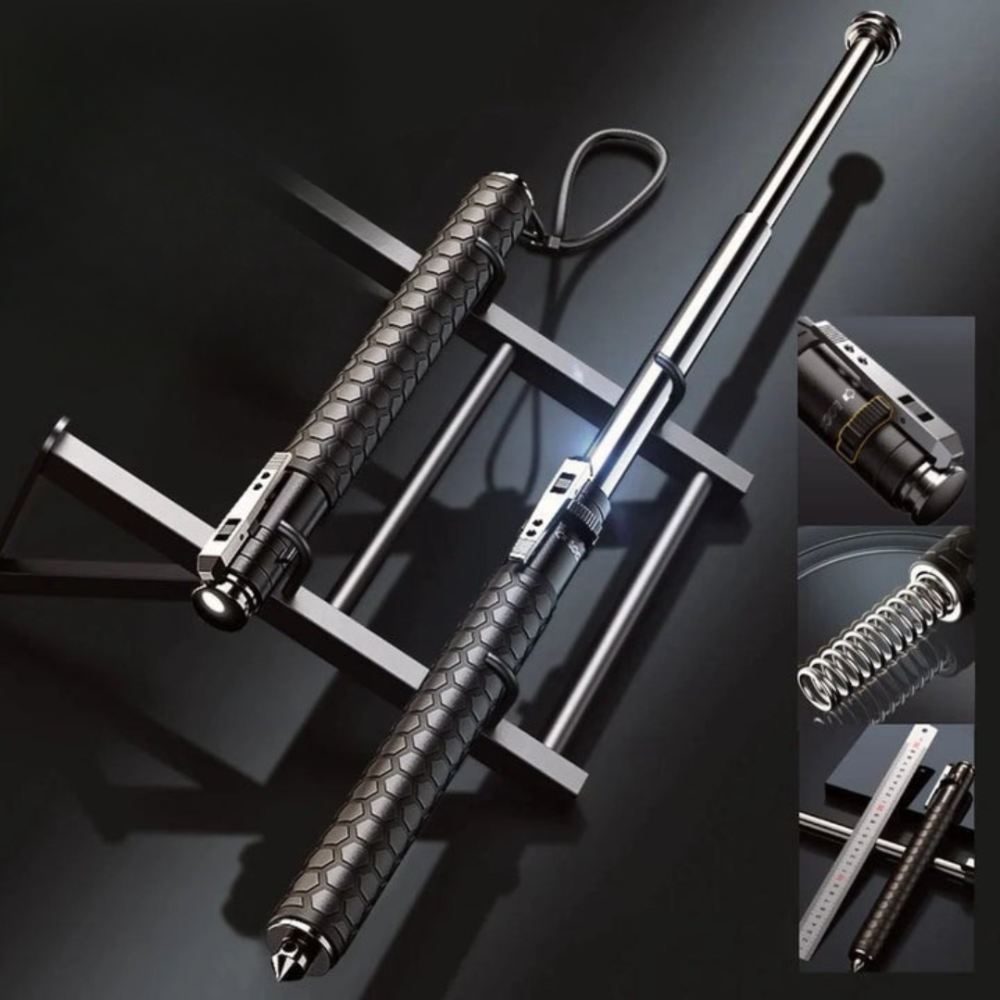 Norvo | Automatisk Vandrestav Sikkerhet Turstang med LED Lys