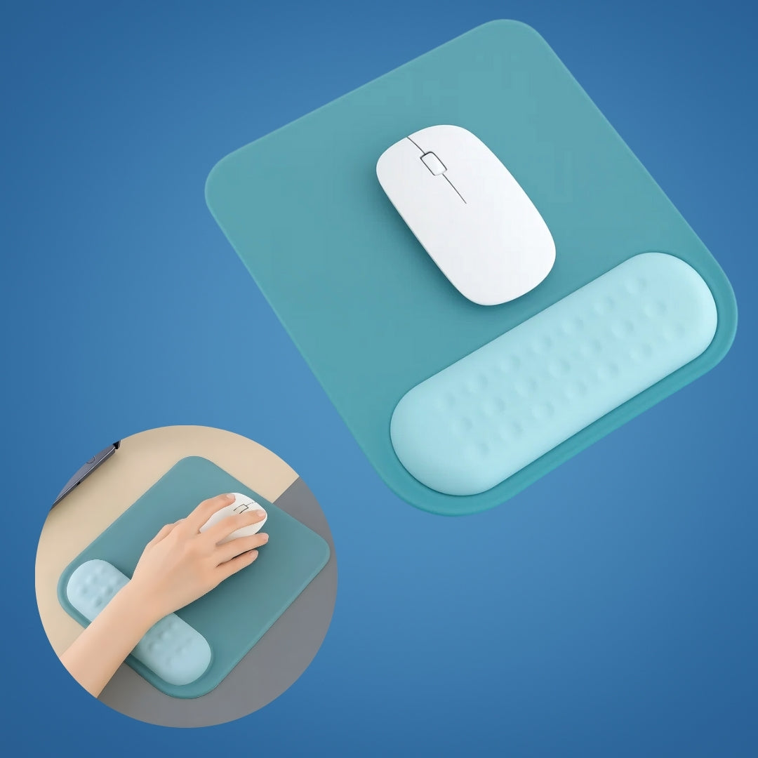 Håndleddstøtte – Silikonpolstret Antiskli – Lindrer Belastning – For Lange Timer på Kontor eller Spill Norvo