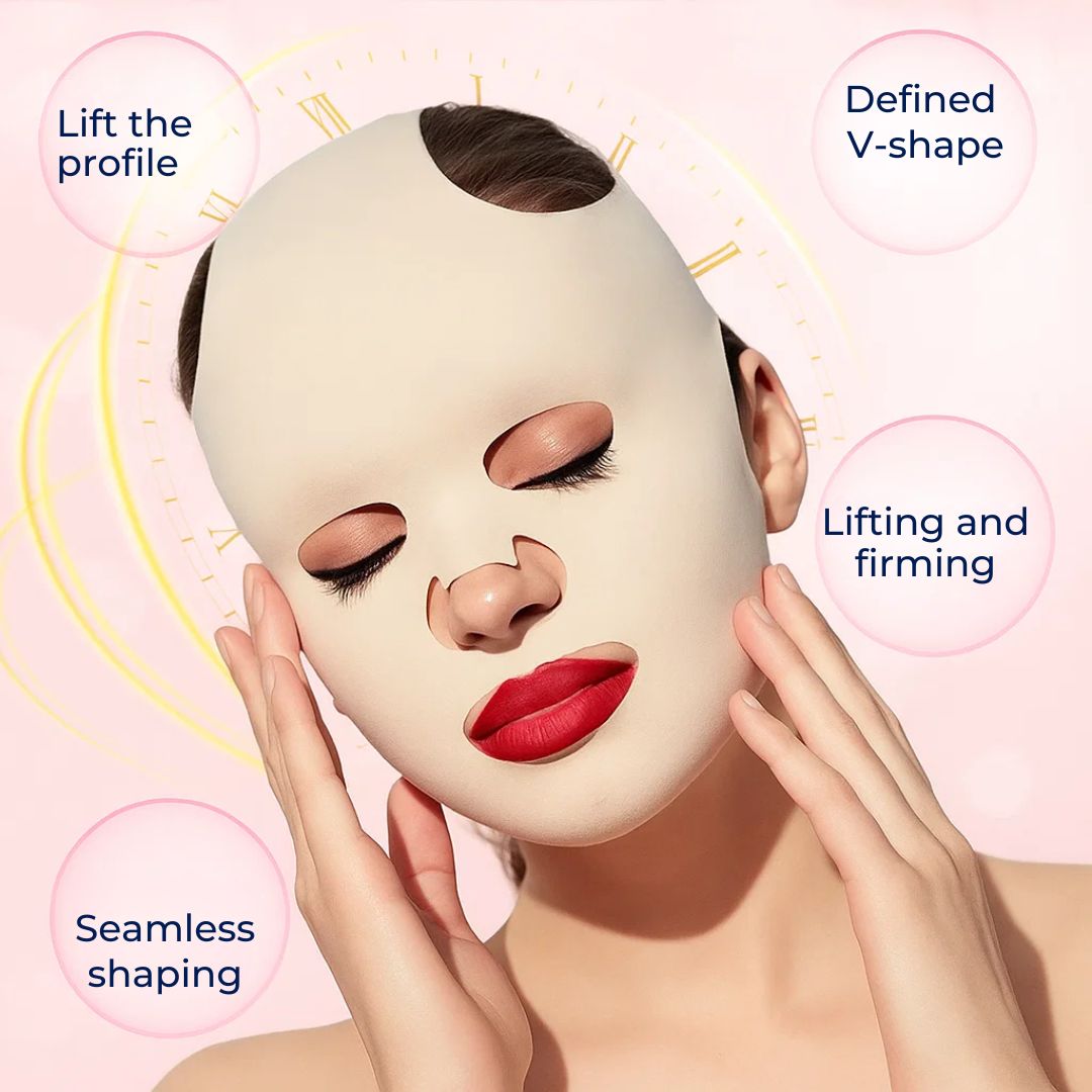 FirmLift | Anti‑Wrinkle Face Lift Mask – Reusable Compression – Soft Ergonomic Fit – Overnight Firming & Tightening for Mature Skin Norvo