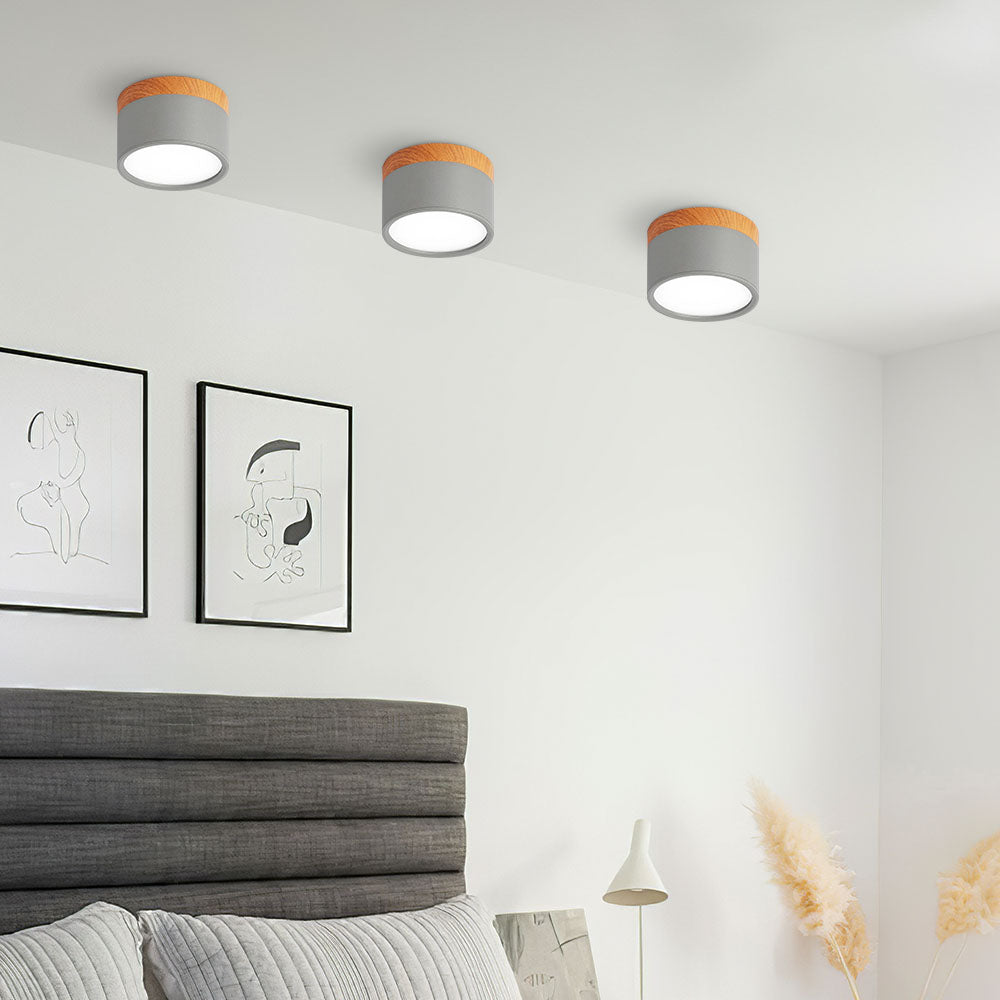 Norvo | LED Taklampe Moderne Flush Mount Sylinder