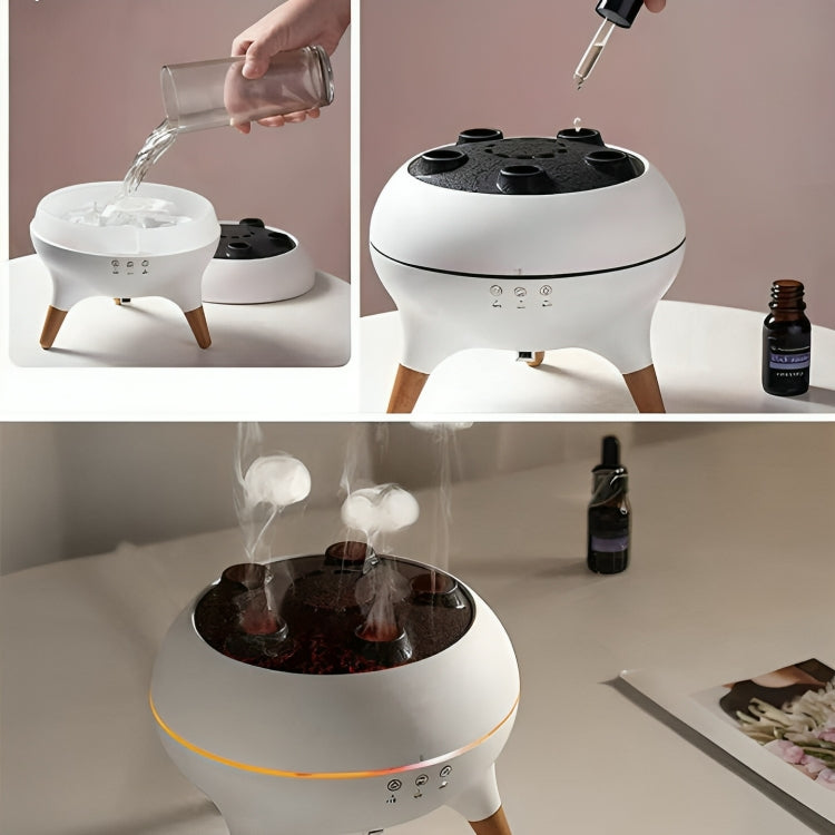 Stille LEDs maneter effekt – Fjernkontroll – Lindrer tørr hud og tett nese for fredelig søvn og avslapning Norvo