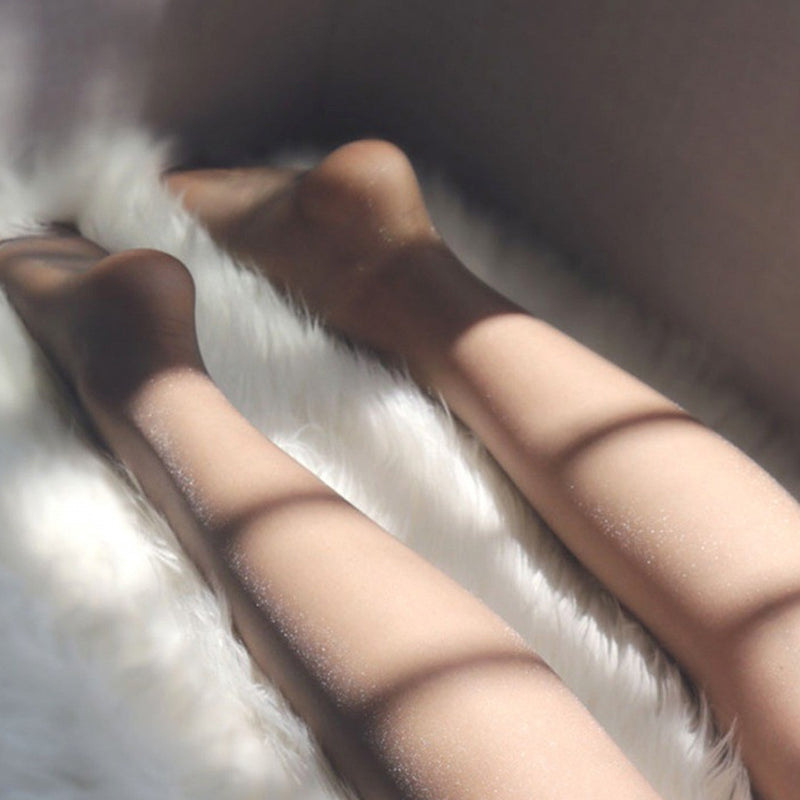 Norvo | Nahtfrie trinn perleglans ultra-tynne strømpebukser