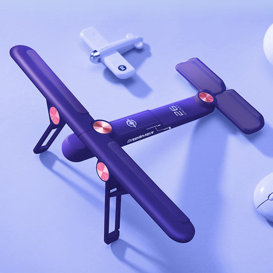 Norvo | Bærbar Foldbart Laptop Stativ, med Fire-nivå Justerbar Høyde og Vinkel, Stabil Støtte og Antiskli Design, for Kontor & Studium