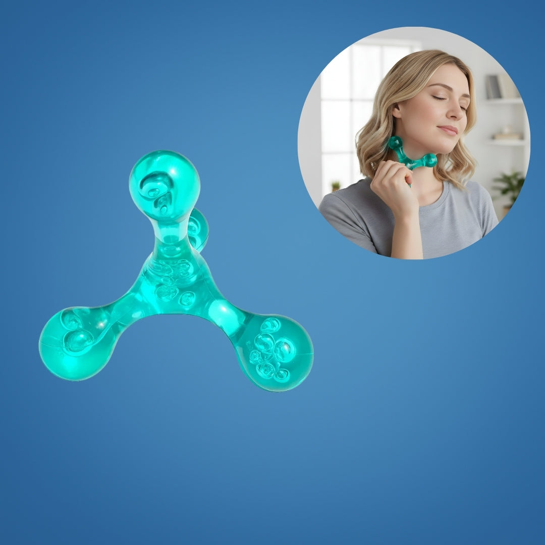 Dypvevsmassasje smerterelief – Kompakt håndholdt – Lindrer knuter og spenninger i rygg, nakke, ben Norvo