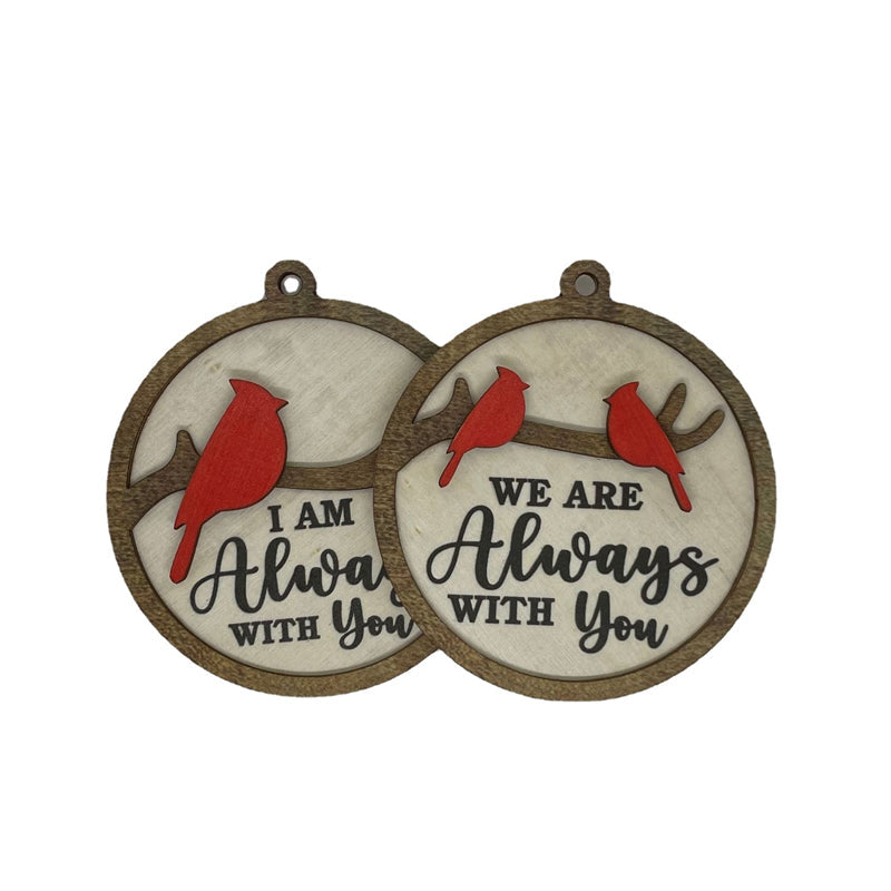 Norvo | Cardinal Bird Tre juleornament