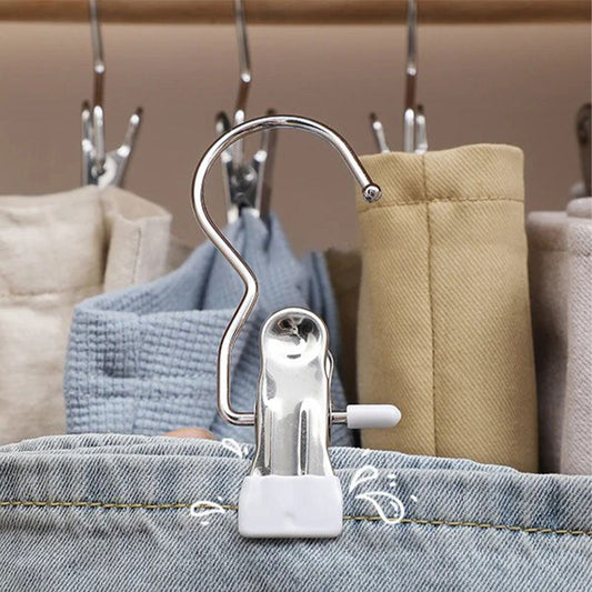 Norvo | Antirust Klem Plassbesparende Klesklype Lue Bukse Oppbevaring Hengende Reise Krok