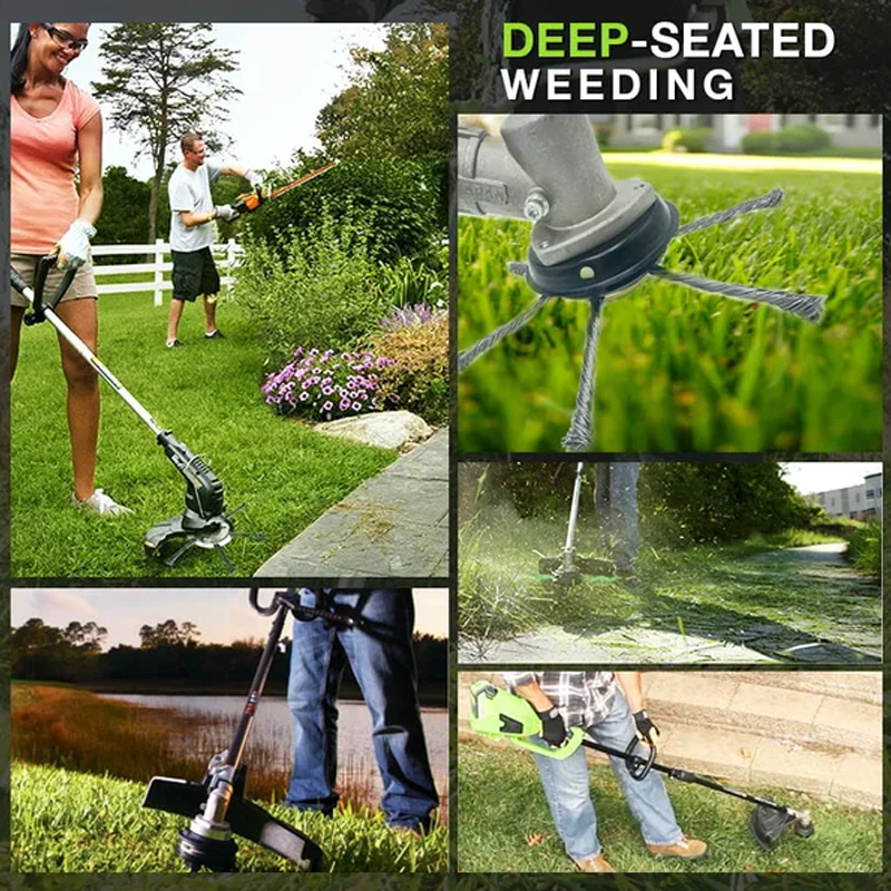 Norvo | Stål kabel gressklipper hode, 3/6 hode gressklipper kuttehode