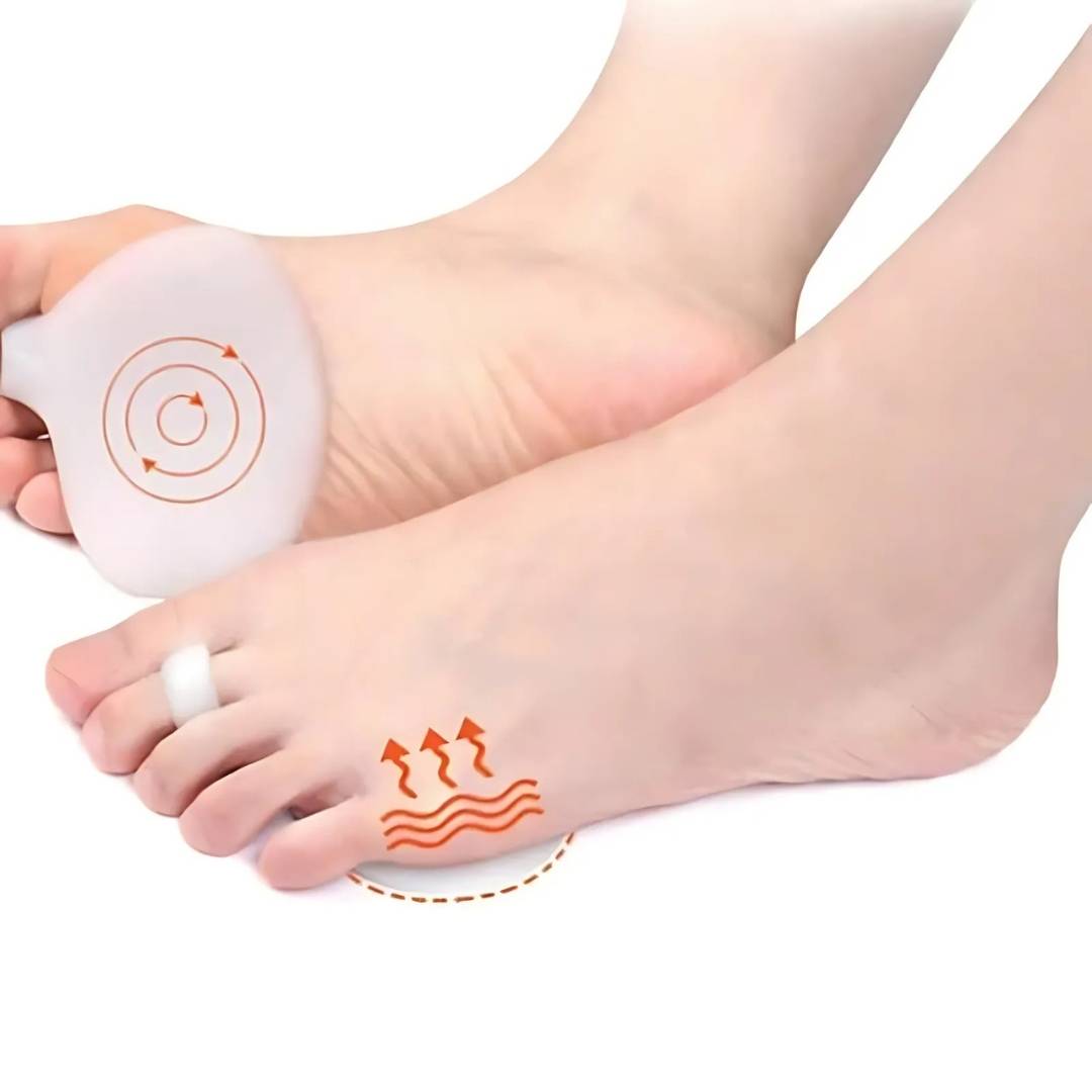 FootAlign Gel Metatarsal Pads | Lindre fot smerte - Redusere trykk - Absorbere støt - Forbedre fotkomfort - Daglig fotstøtte Norvo