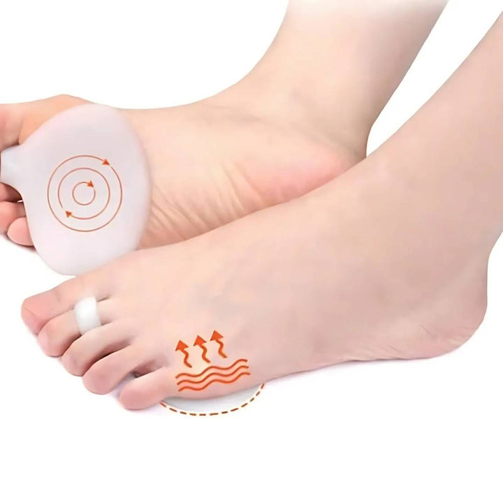 FootAlign Gel Metatarsal Pads | Lindre fot smerte - Redusere trykk - Absorbere støt - Forbedre fotkomfort - Daglig fotstøtte Norvo