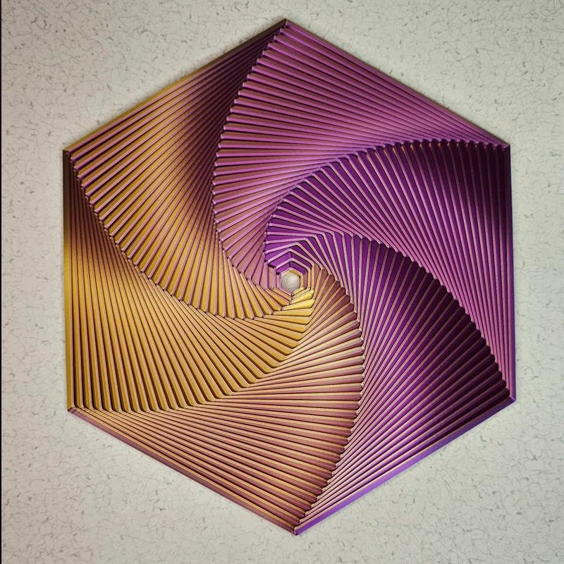 Norvo | 3D-trykt Fractal Fidget Hexagon