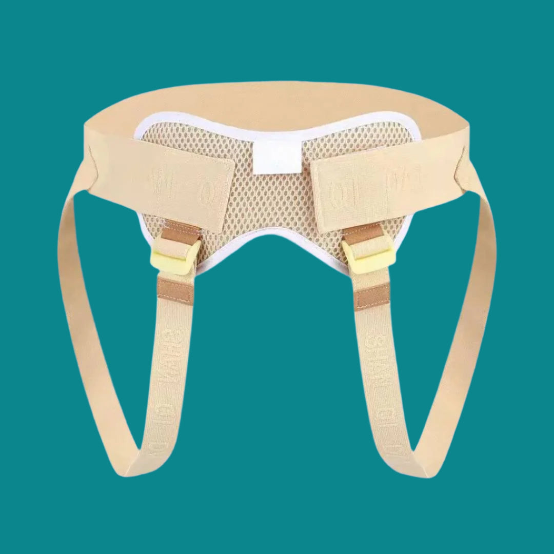 Norvo | Justerbart lyske brokk støttebelte for menn | Komfortabelt pustende brokk støtte for å forbedre mobiliteten