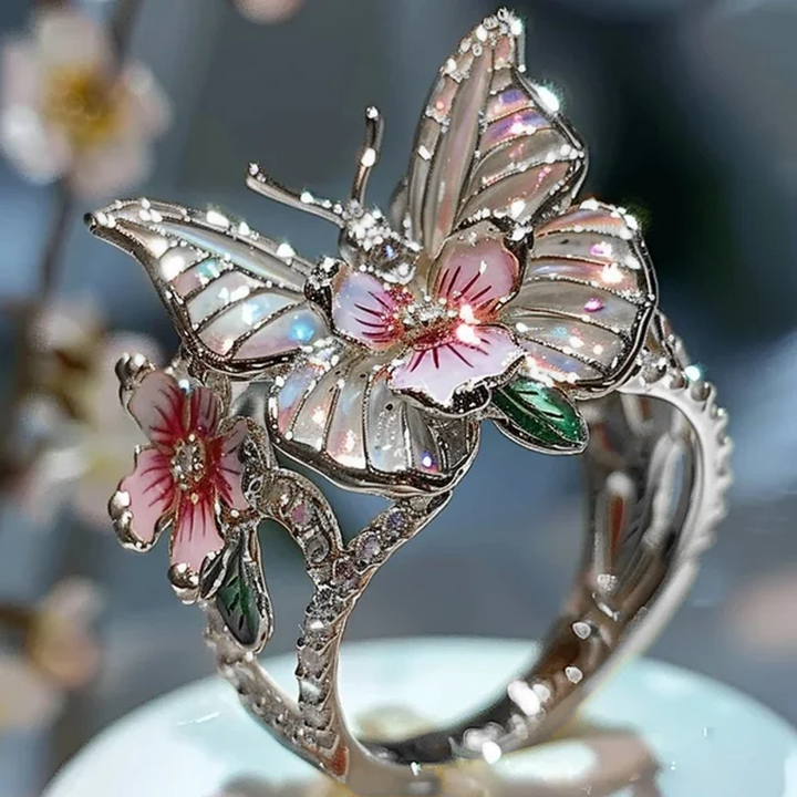 Butterfly flower ring | Norvo