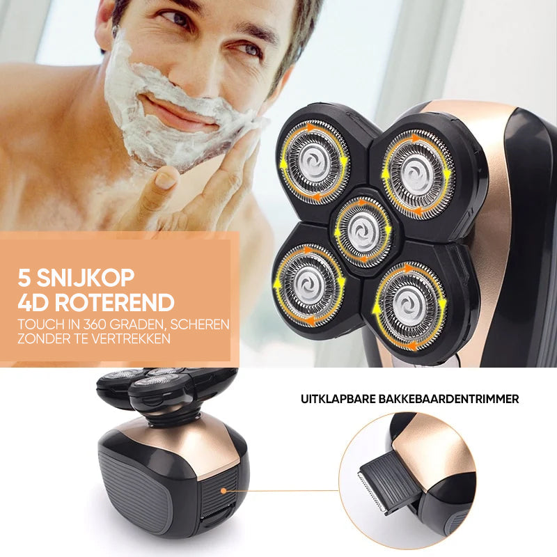 Norvo | Multifunksjonell 4D Elektrisk Barbermaskin