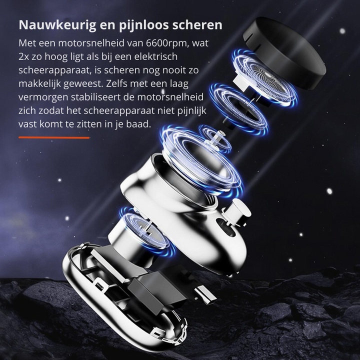 Kompakt reisebarbermaskin og lomme størrelse Norvo