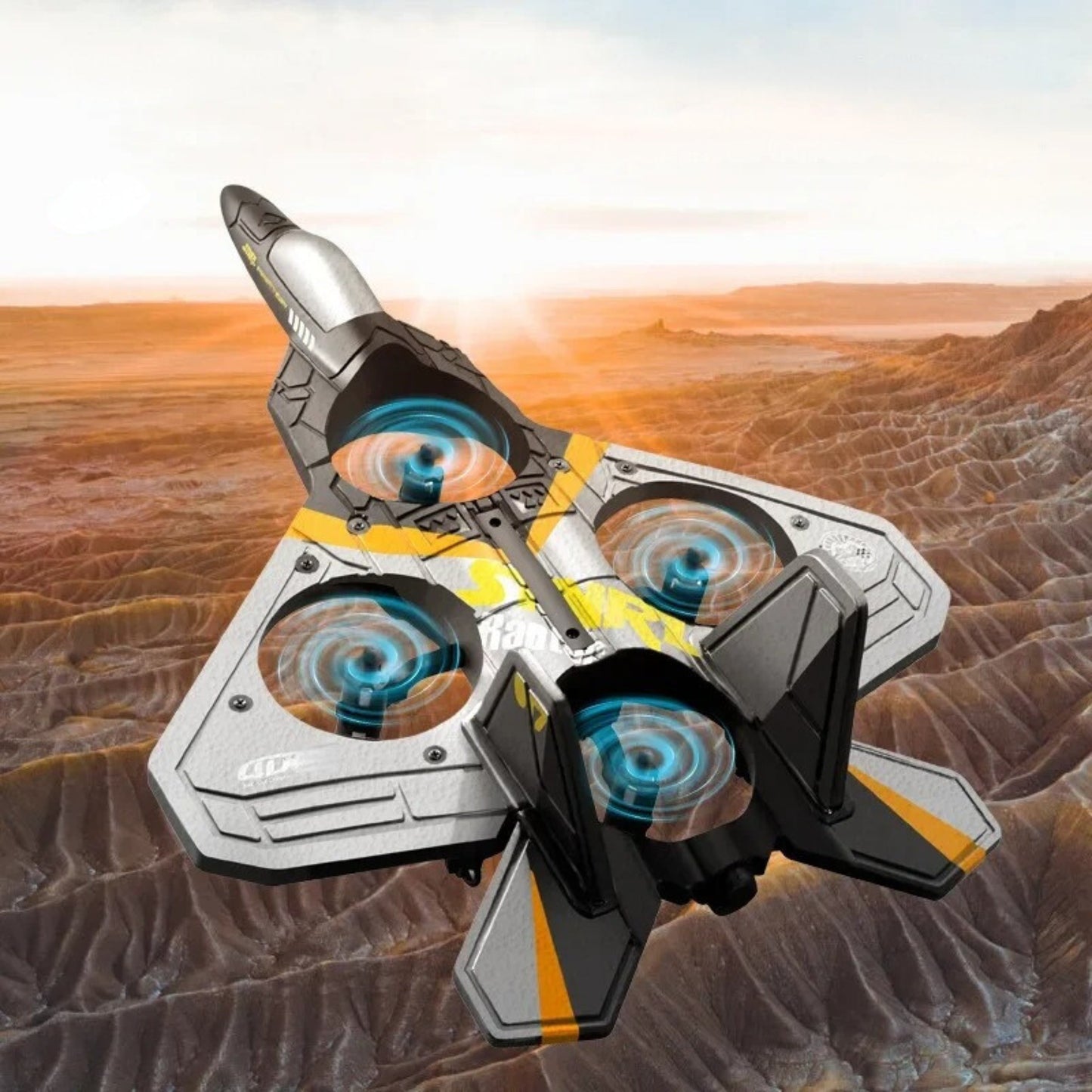 Norvo | RC Fly leketøy – Spennende flyleketøy med fjernkontroll for nybegynnere, flygende flyleketøy med stabil ytelse og enkel betjening