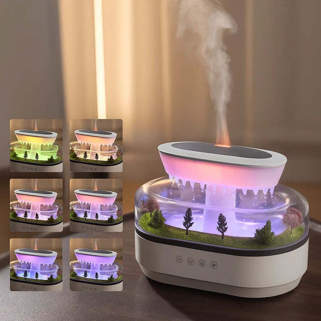 Dry-Air Relief – Stille LED Nattlys – Berolig Hud & Pust – Rolig Avslappende Søvn for Hjem & Soverom Norvo