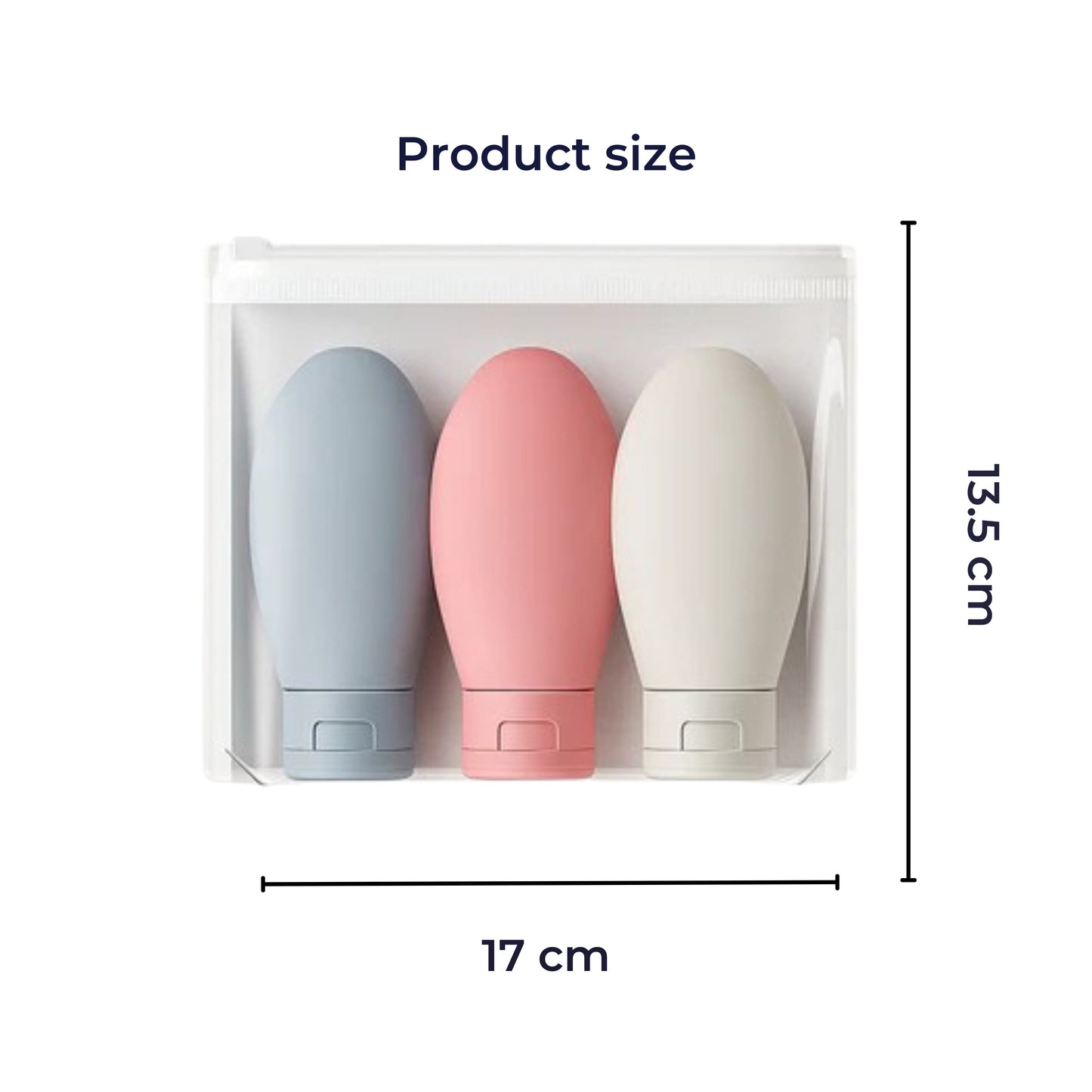 Lekkasjesikker silikon – 60 ml etterfyllbar – Ideell for håndbagasje-turer Norvo