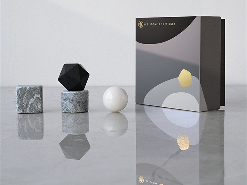 Norvo | Gjenbrukbare drikkeavkjølingssteinsett, for vin, øl, champagne, brus, juice og mer