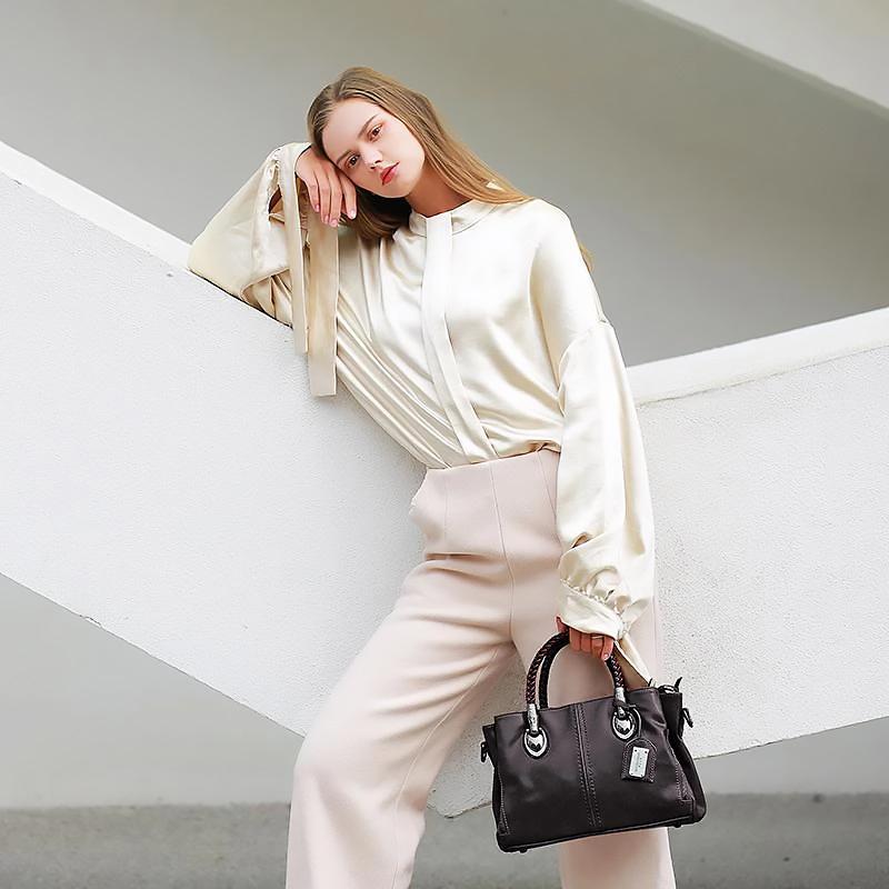 Norvo | Boston Lærhåndveske for Kvinne