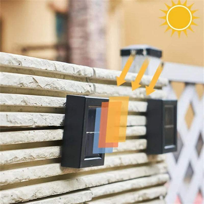 Norvo | Vanntett solcelledrevet utendørs patio veggbelysning