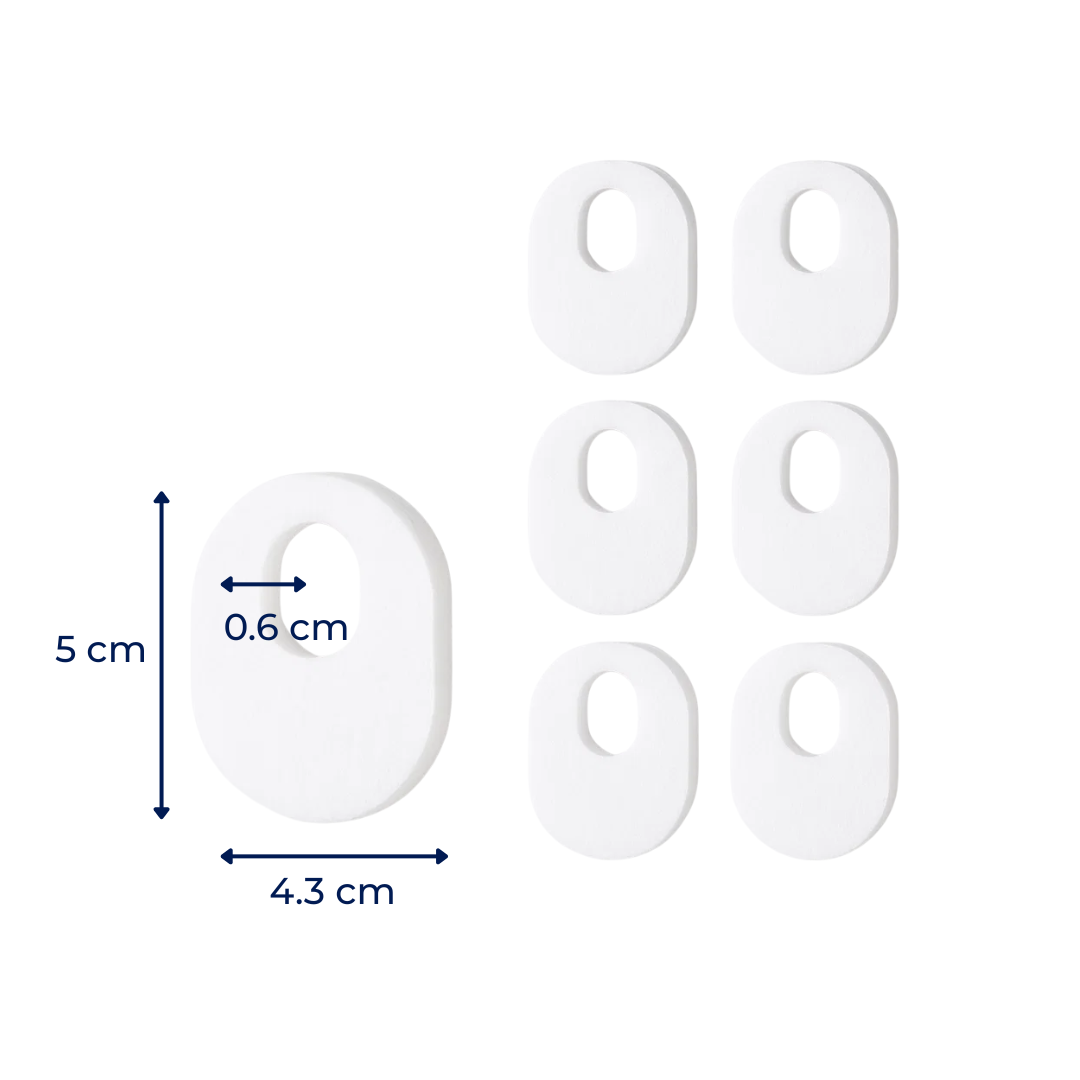 Trykkavlastende gelbarriere – Myk filt med klebendes design – Løsning for gnag og gåing for menn og kvinner Norvo