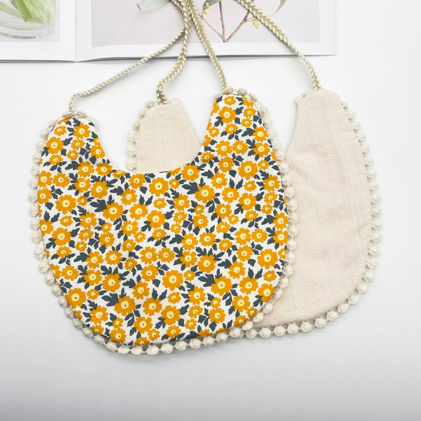 Norvo | Vendbar Baby Smykke – Dobbeltsidig brukbar oppkastklut laget av bomull