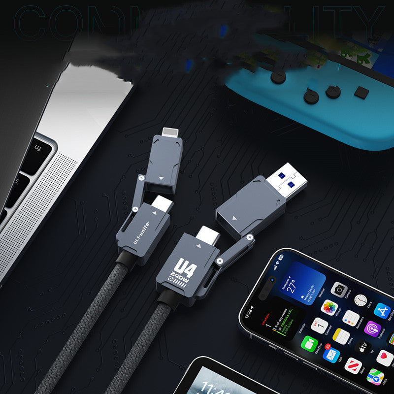 Norvo | Dual Type-C Full-Funksjon Data Kabel