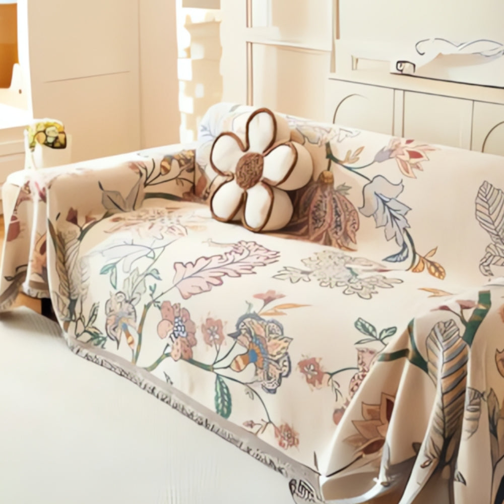 Norvo | Amara Floral Reversibel Sofa Deksel