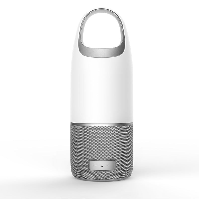 Norvo | Trådløs bærbar mini Bluetooth-høyttaler, med stereo, fargerike lys, justerbar lysstyrke, powerbank, AUX lydinngang og støtte for minnekort, for ridning, ferie, sport og mer
