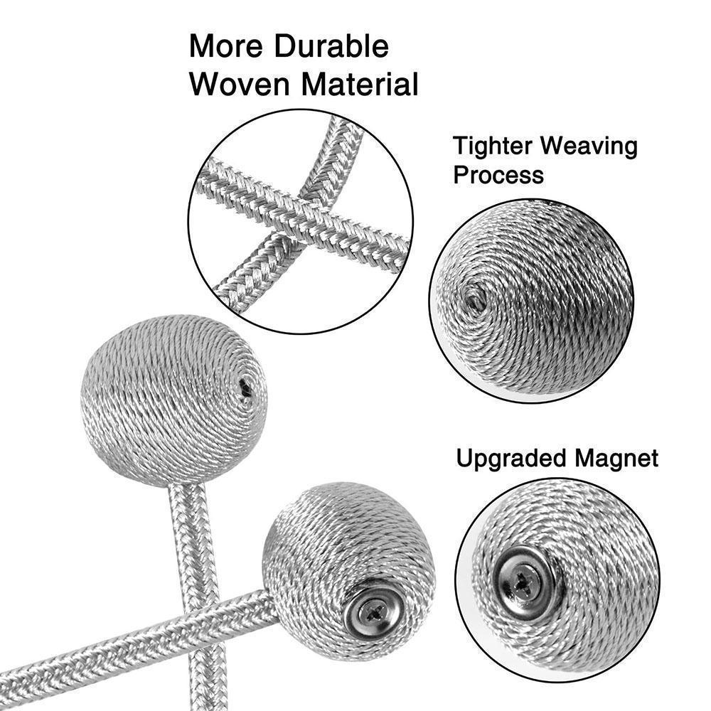 Norvo | Elegant Magnetisk Gardinbøyle, 2 PC