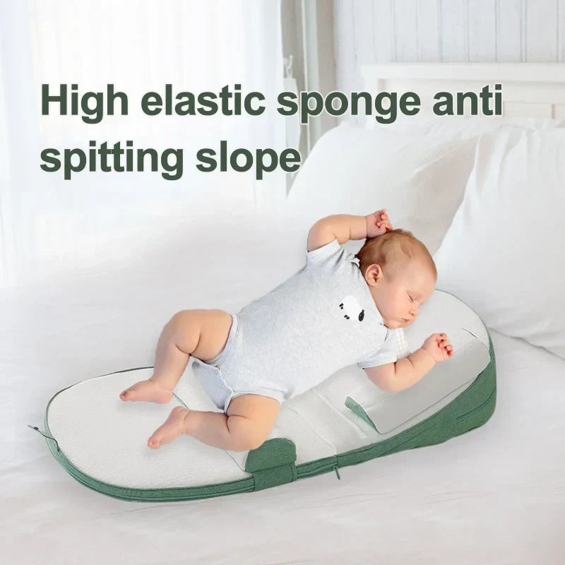 Norvo | CozySlope | Baby Wedge Pillow – Anti-Reflux Side Sleeper Support Cushion for Newborns