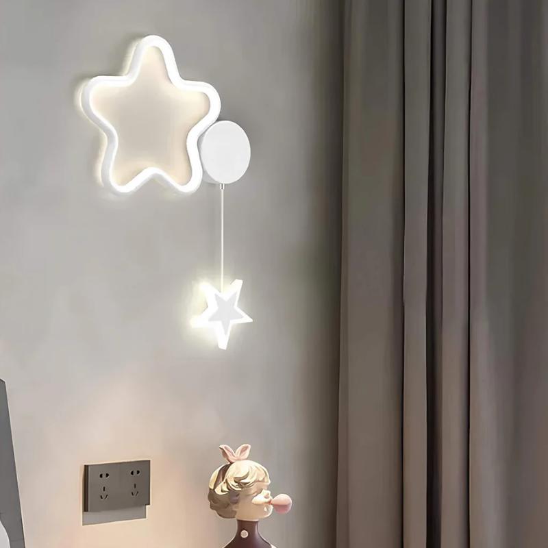 Norvo | DreamLight | Magisk Vegglampe med Skyer, Stjerner og Måne
