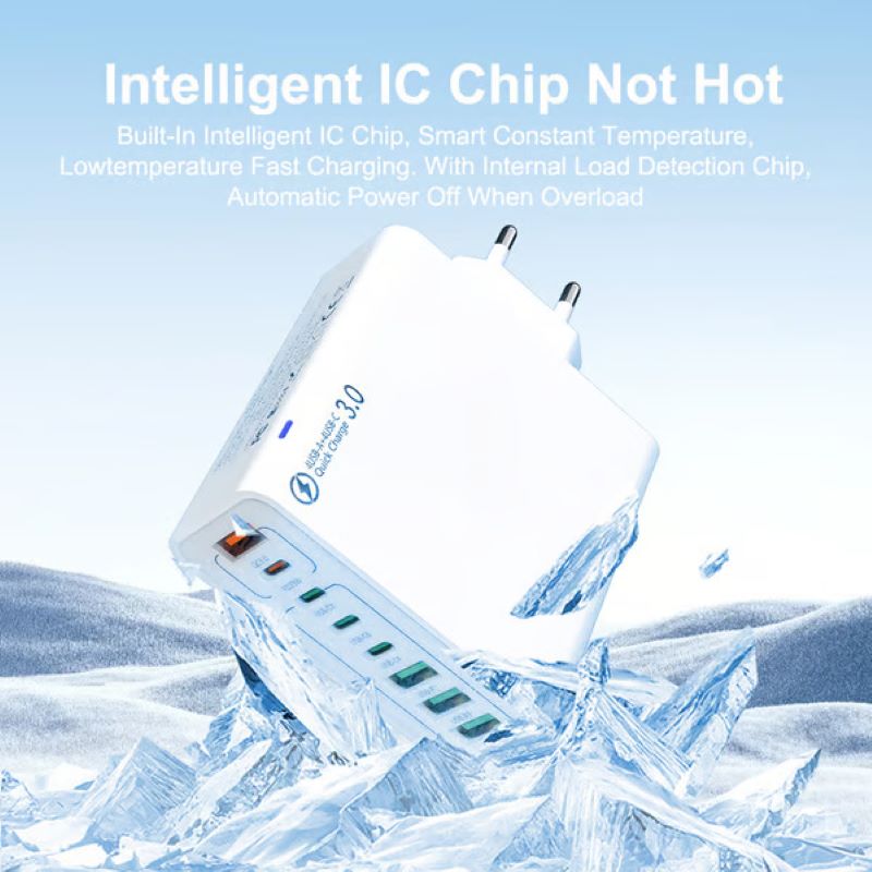 Norvo | 8 i 1 vanntett port USB hurtiglader