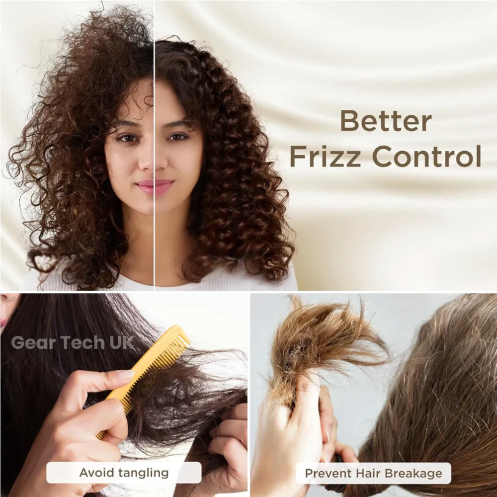 Norvo |Silkeputetrekk – 100% ekte mulberrysilke for hår og hud – Kjølende, frizz-fri & rynkefritt putetrekk UK