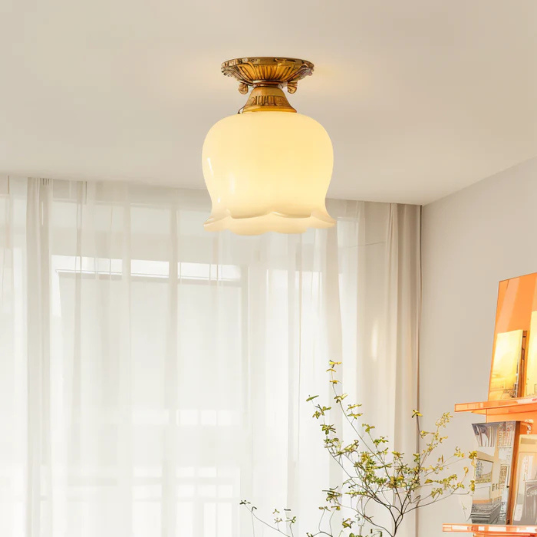Norvo | Vintage Taklampe I Blomsterform