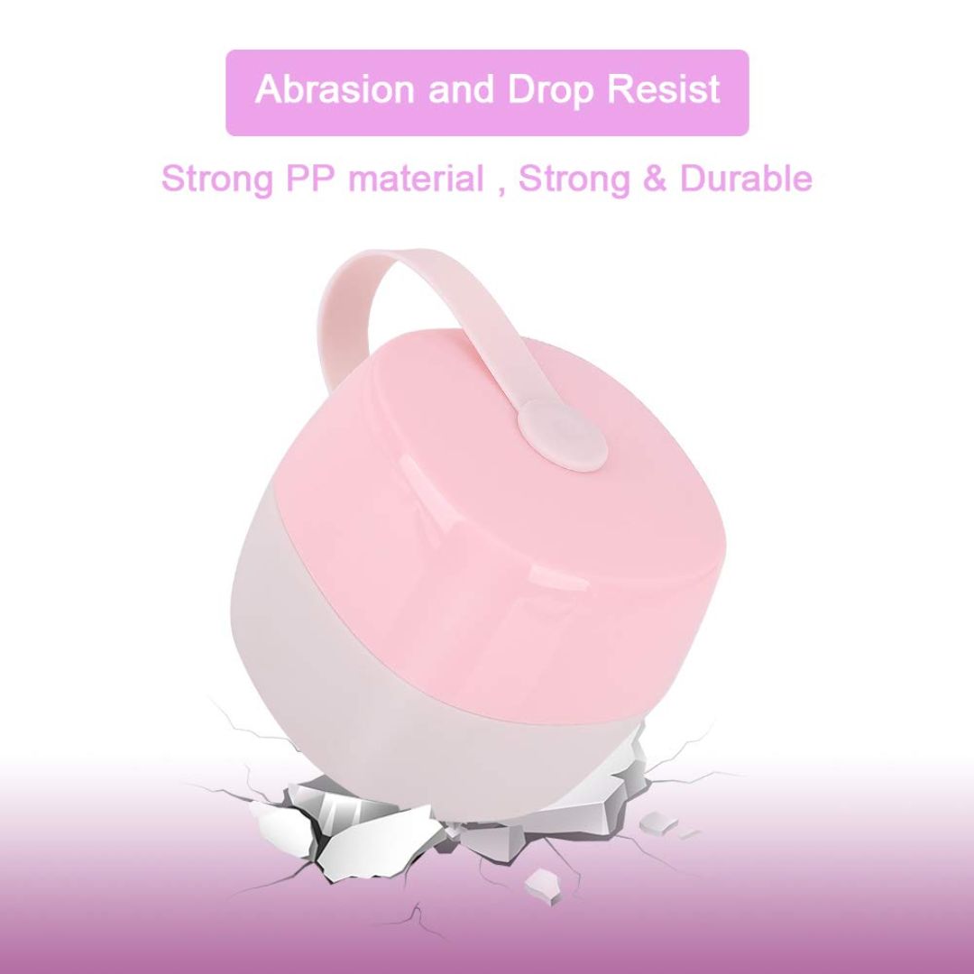 Norvo | Smokkeboks med lokk – Hygienisk oppbevaringsboks for smokker & brystvorter