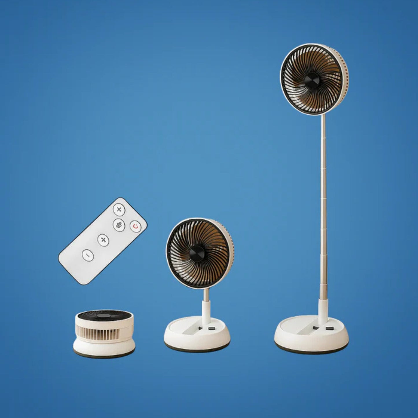 Stille bærbar kjøling – Lett sammenleggbar design – Fjernkontroll hjemme- og utendørsbruk Norvo