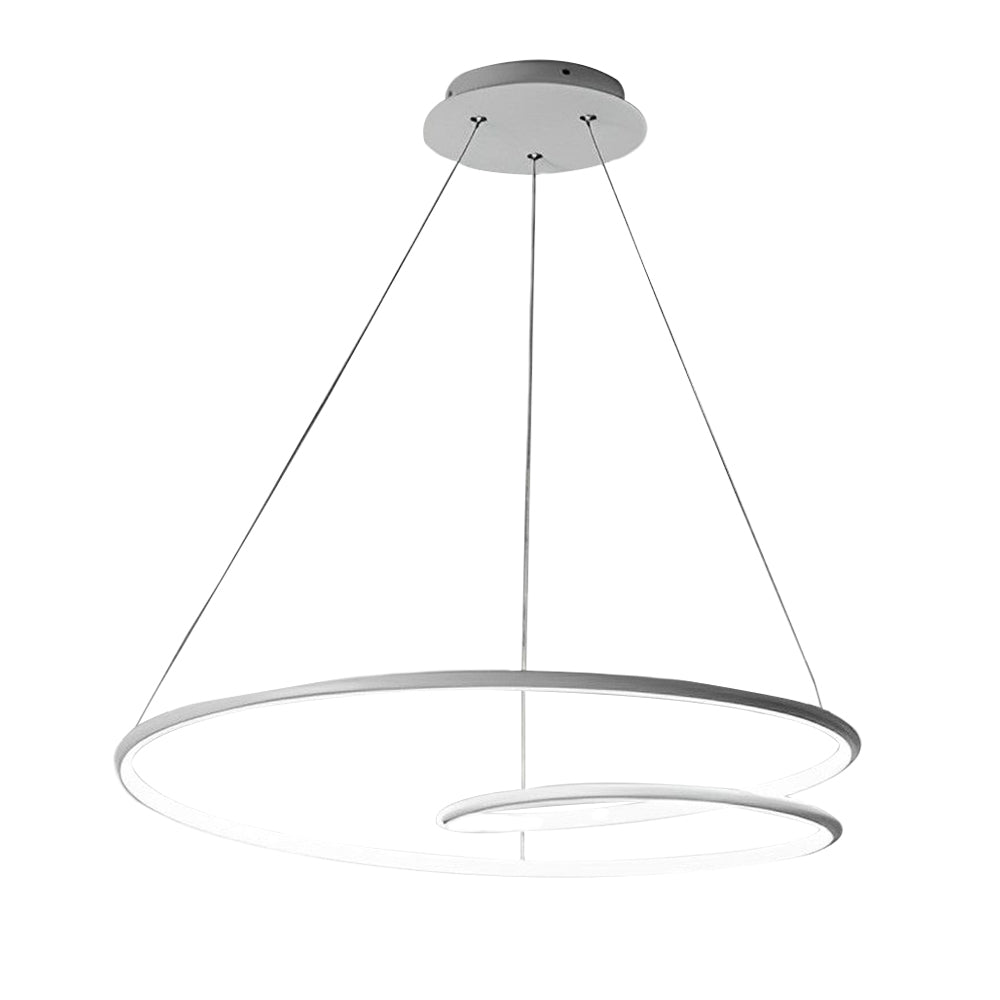 Moderne LED dimbar pendellampe - høydejusterbar taklampe for spisestue og stue