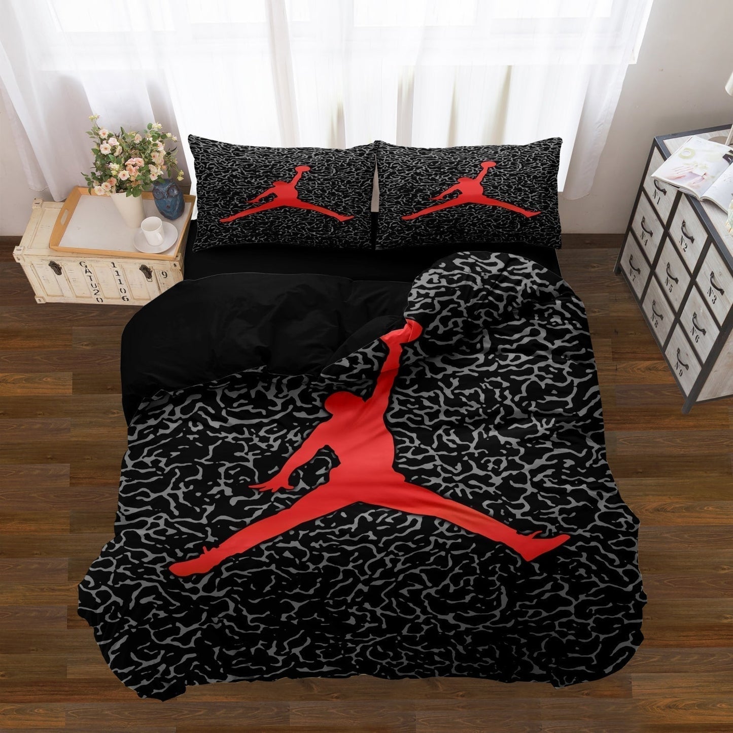 Norvo | Sporty Basketball Duvet Cover Set – Stylish Night Viewer