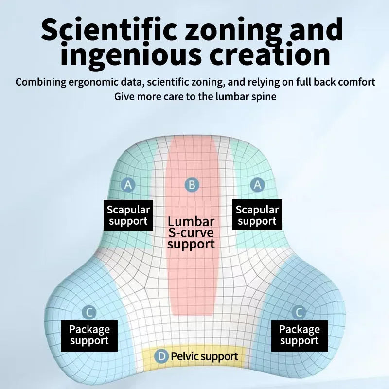 Norvo | Ergonomisk Minne Skum Lumbal Støttepute